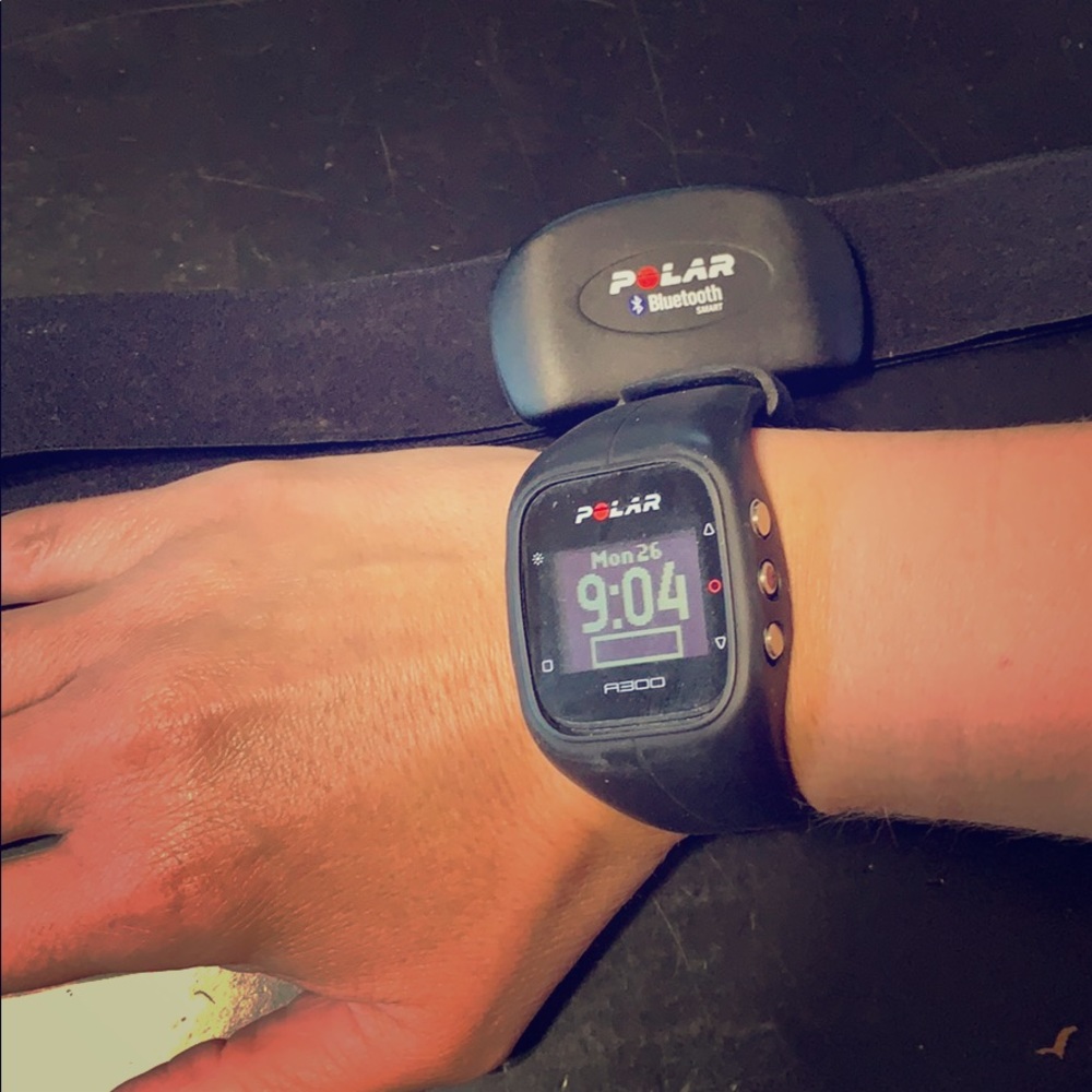 Polar A300 used Fitness Tracker with heart rate